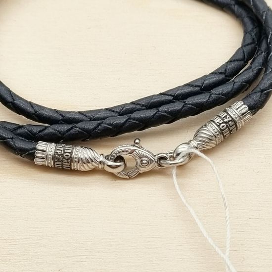 19001 Кожаный шнурок. 3 мм