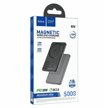 Внешняя АКБ Hoco Q26 5000mAh MagSafe