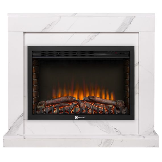 Портал Firelight Simple 25 белый мрамор купить в Москве и Московской области по низкой цене с доставкой по России — (1) Портал Firelight Simple 25 белый мрамор — (1)