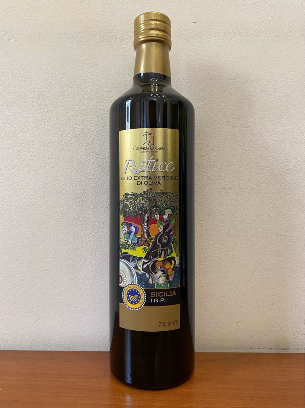 Оливковое масло Carmela di Caro RUSTICO SICILIA I.G.P Extra Virgin Non Filtrato, Италия