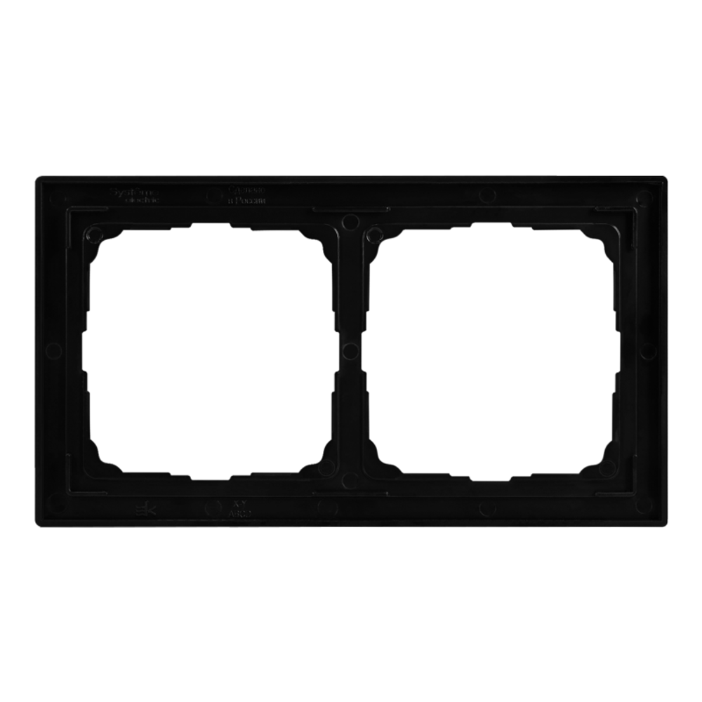 Рамка 2-м ArtGallery Pure метал. оникс SE GAL312302