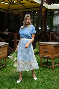 Кружевной подъюбник