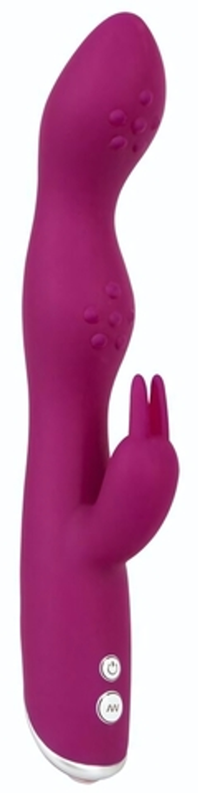 Фиолетовый вибратор A & G-Spot Rabbit Vibrator для стимуляции зон G и A - 23,6 см. (Цвет: фиолетовый)