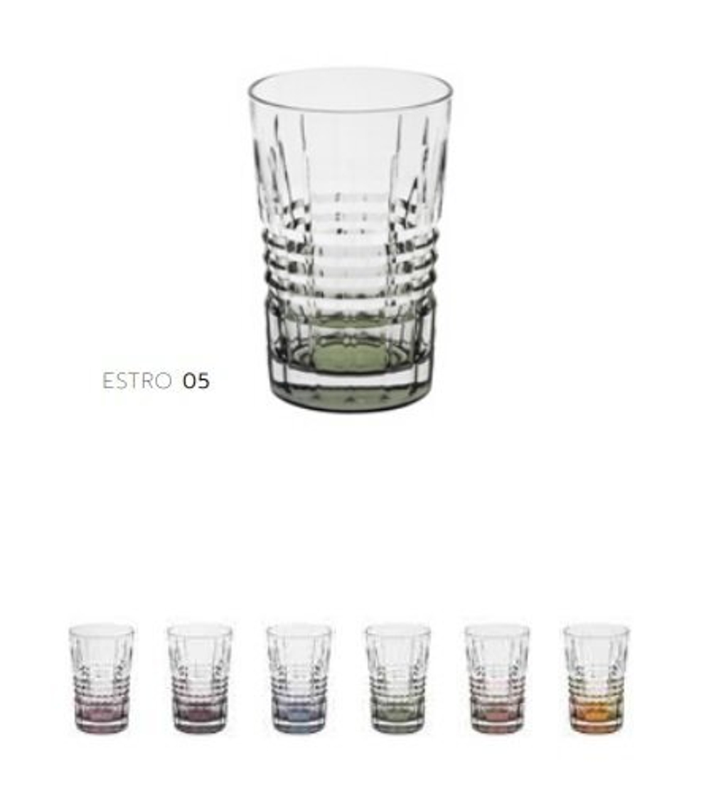 Набор бокалов 6шт 13см Cre Art Incontro Hb Tumbler