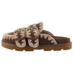 MOU EVA Abrasion Resistant Closed Toe Slippers Women"s Dark Brown