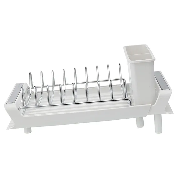Сушилка для посуды atle раздвижная малая, белая