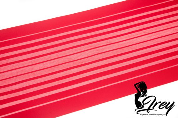 03-49 Кружево-сетка 24 см, красный 100