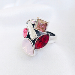 "Элюар" кольцо в серебряном покрытии из коллекции "Виктуар" от Jenavi