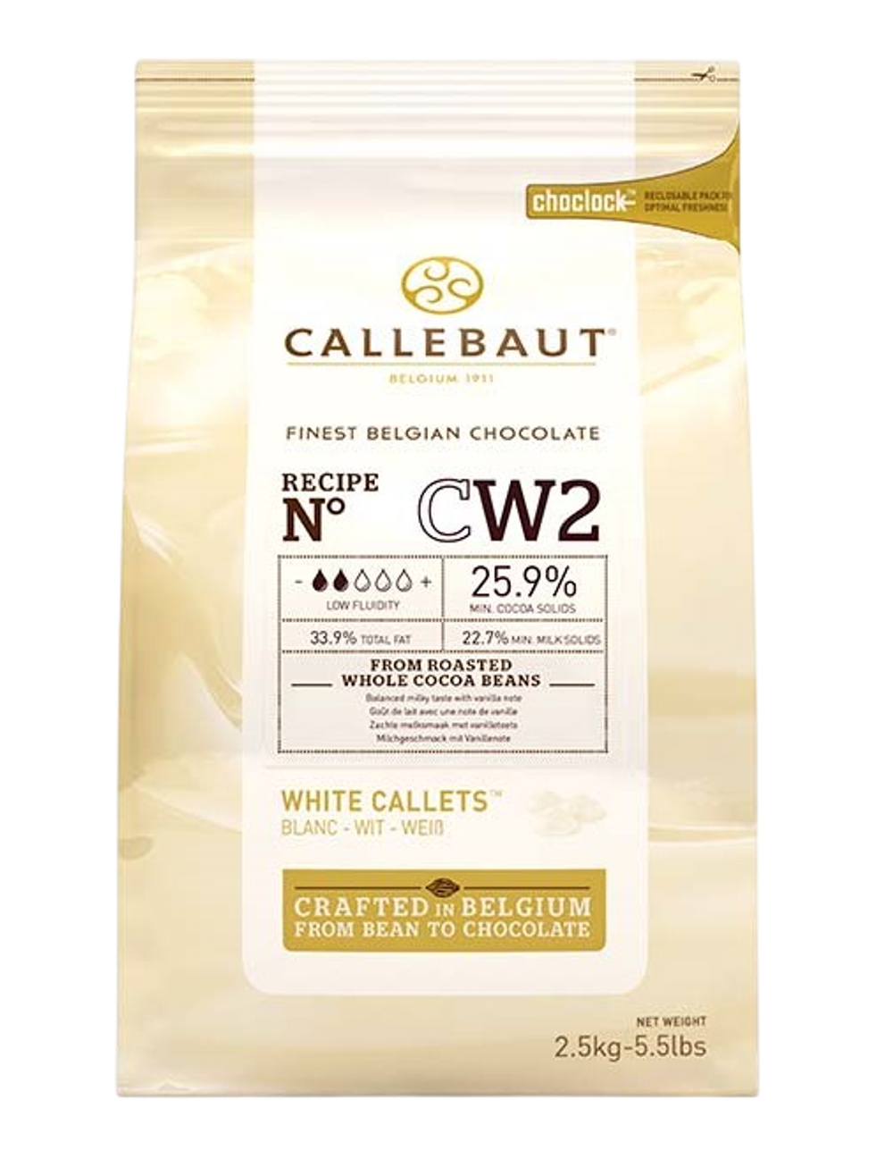 Шоколад белый Callebaut 25.9% (CW2)