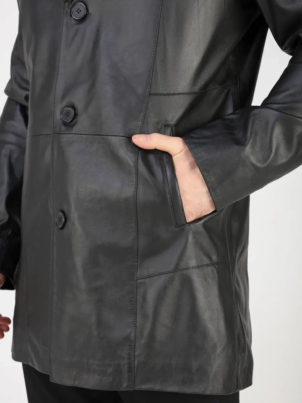 Кожаная куртка демисезонная блейзер пиджак