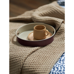 Плед из шерсти бежево-серого цвета из коллекции essential, 130х180 см