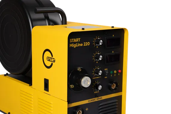 OSA START MigLine 220 Сварочный полуавтомат 2ST220 — полупрофессиональный сварочный полуавтомат для монтажников, 220 А, 220 В