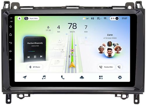 Магнитола для Mercedes Benz A, B, Vito, Viano W639/W447, Sprinter W906, VW Crafter - Teyes CC4L монитор 9" IPS, Android 14, Быстрая, Snapdragon 662, CarPlay, 4G SIM-слот
