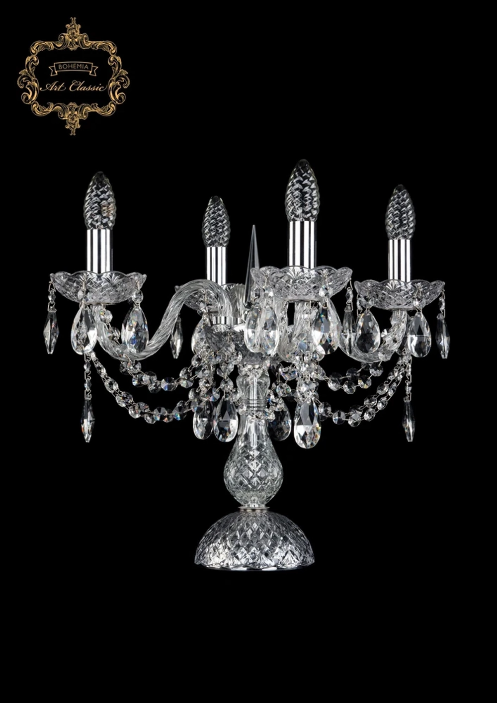 Декоративная настольная лампа Art Classic 12.12.4.141-37.Cr.Sp