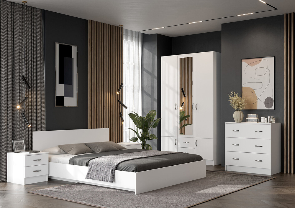 Комод с ящиками Ронда КМ-02, белый