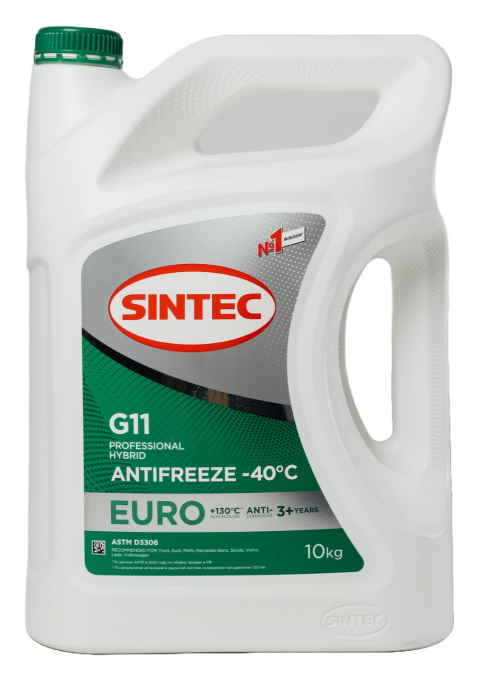 Антифриз Sintec Euro зеленый 10кг