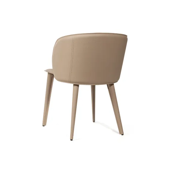 Стул Ornella, кожа фактурная серый