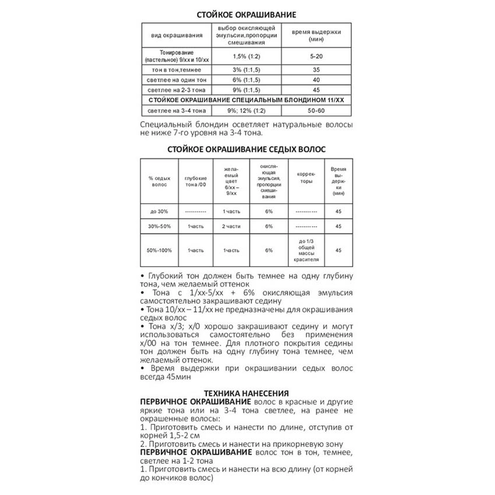 5/7 краска для волос, светлый шатен коричневый / OLLIN COLOR 60 мл