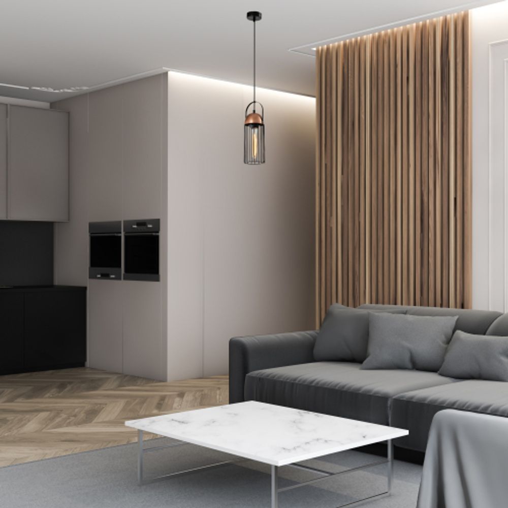 Светильник подвесной (подвес) Rivoli   5062-201 1 х E27 40 Вт лофт - кантри