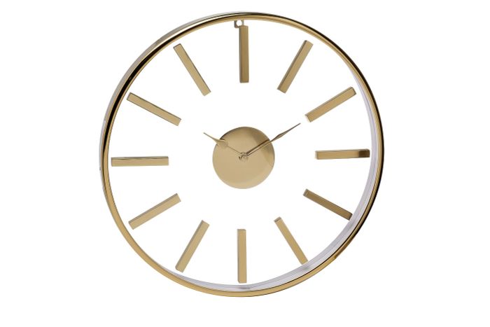 Часы настенные круглые золотые Garda Decor 79MAL-5710-76G