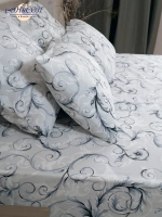 Простыня евро 240х220 см, 100% хлопок