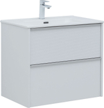 Тумба с раковиной Aquanet Вита 330476 70 белый матовый