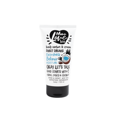 MonoLove Bio Крем & Сорбет для тела Бархатное увлажнение Coco-Shea Bolama Moisture 150ml