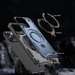 Чехол Magneto Case с кольцом для iPhone 15 Pro
