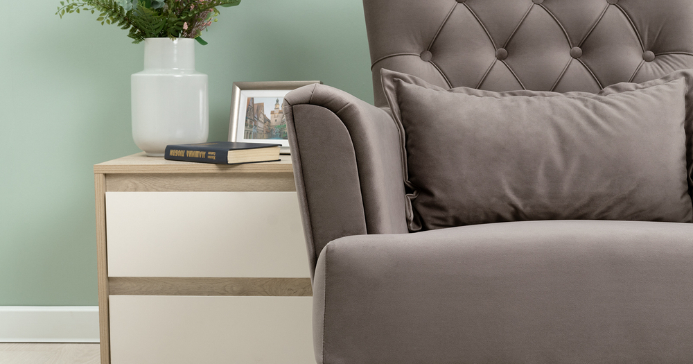 Ирис кресло для отдыха ( серо-коричневый)