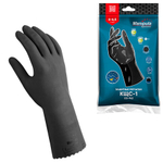 Перчатки латексные MANIPULA "КЩС-1", двухслойные, размер 10, XL (очень большой), черные, L-U-03/CG-942