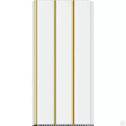 Потолочная панель ПВХ Трёхсекционная Золото 3000х240 мм