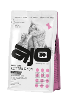 AJO Mohter & Kitten Индейка 400гр.