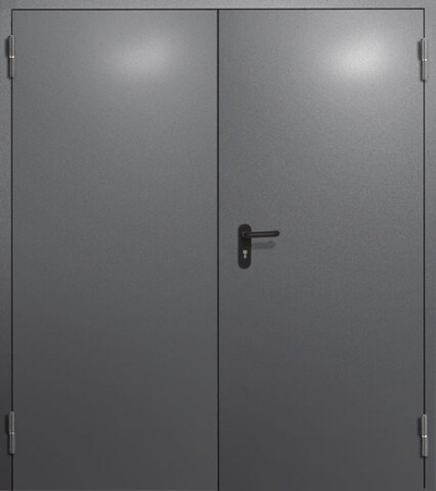 Входная техническая дверь двупольная - 943
