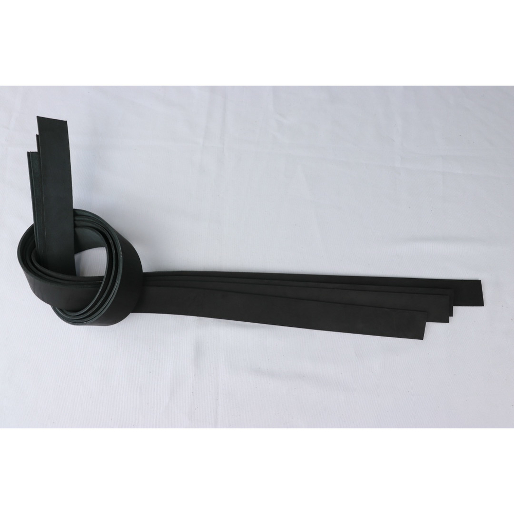 Ременная заготовка Блэк с жировой отделкой гладкая