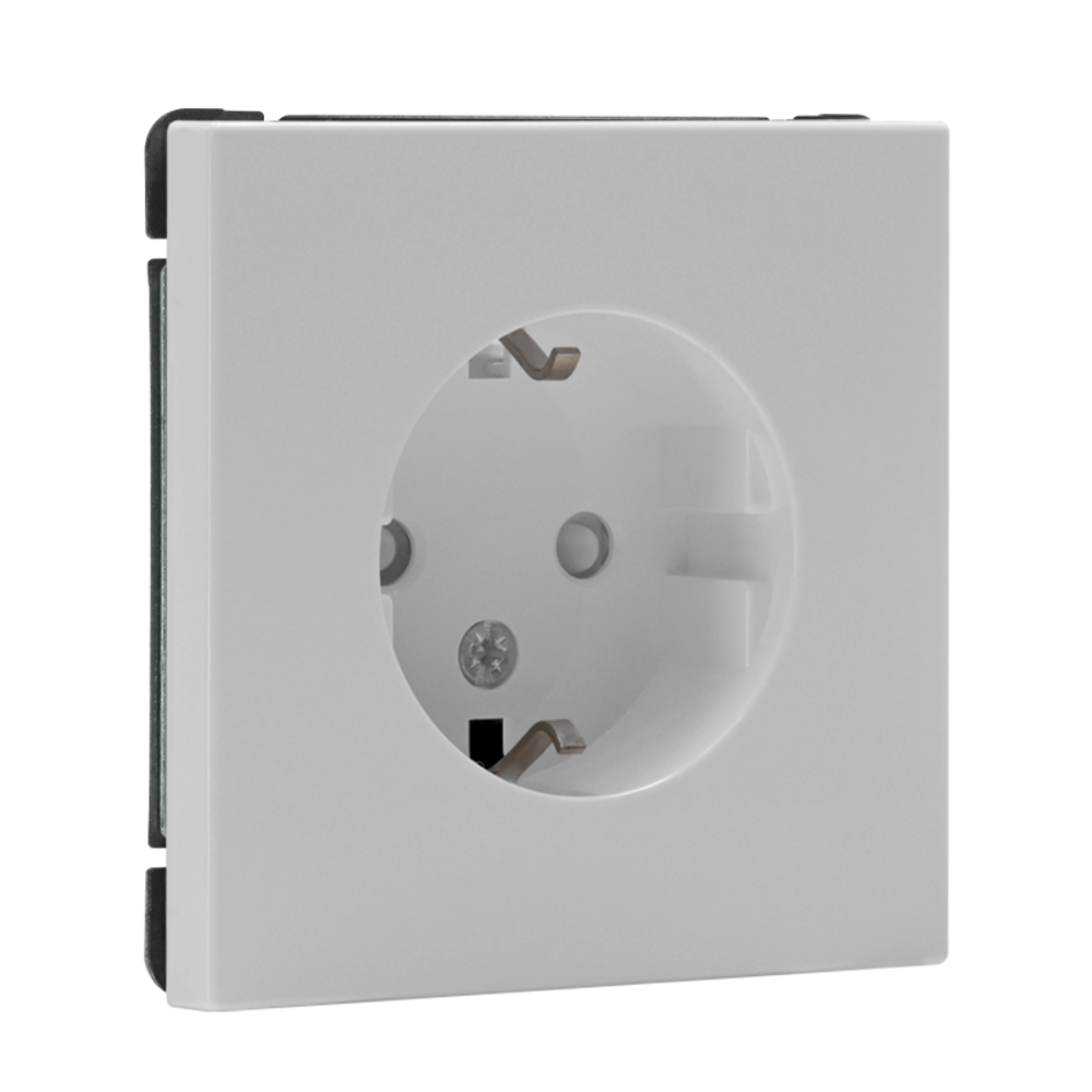 Розетка ArtGallery 16А с заземл. защ. шторки механизм бел. SE GAL000145