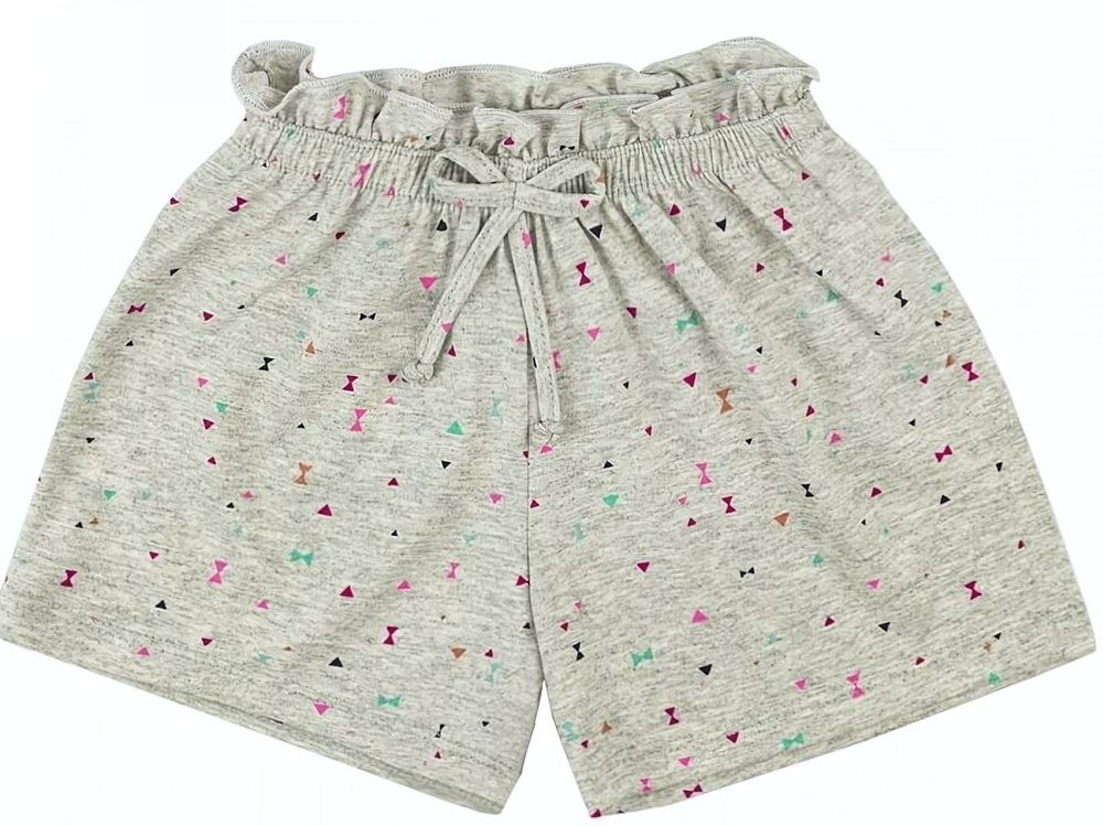 Шорты д/дев кулир р.104-110 св.сер (Юлла) 1171100101