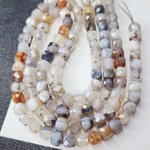 Агат Ботсвана, огранка, кубик, 7мм