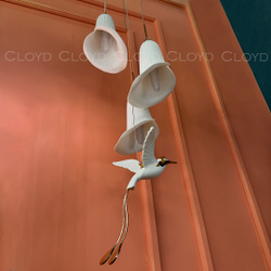 Подвесной светильник Cloyd OSANNA P3 / Ø28 см - керамика - белый (арт.11888)