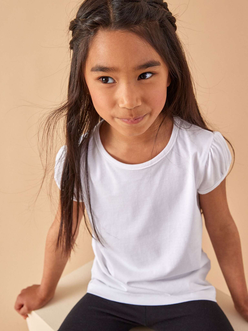 Футболка для девочки Next 378-254, 2 шт., Белый