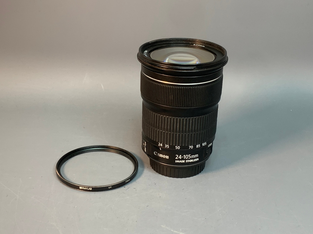 Canon EF 24-105mm f/3.5-5.6 IS STM скол на корпусе крепления светофильтра