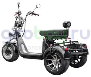 Электроскутер IKINGI X12 PRO TRIKE PLUS 3333W - Черный фото №8