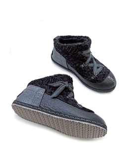 Ботильоны из каракуля "In Black"