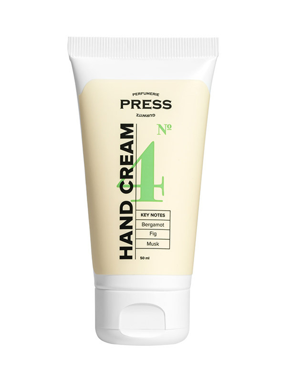 Глубоко увлажн и восст крем для рук для сух кожи №4 Bergamot 50 Press Gurwitz Perfumerie PGPRM4004