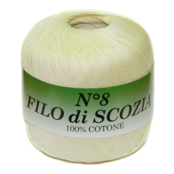 Пряжа Filo Di Scozia №8 50г, 340м, 100%мерсеризованный хлопок (цена за 1 шт)