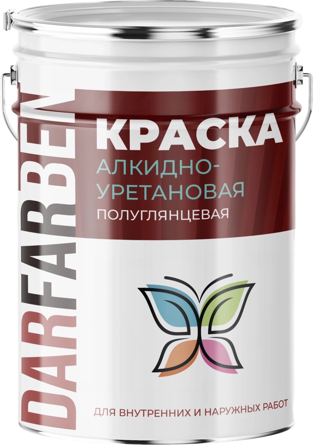 Алкидно-уретановкая краска полуглянцевая 10 кг