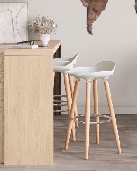 Стул барный Модерн белый