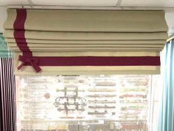 Римская штора День-Ночь из тканей Megara 6699 col 4 и 20 и El Desing 16881 col 14870