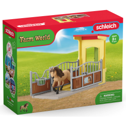 Schleich Farm World - Коробка для лошади + исландская пони 42609