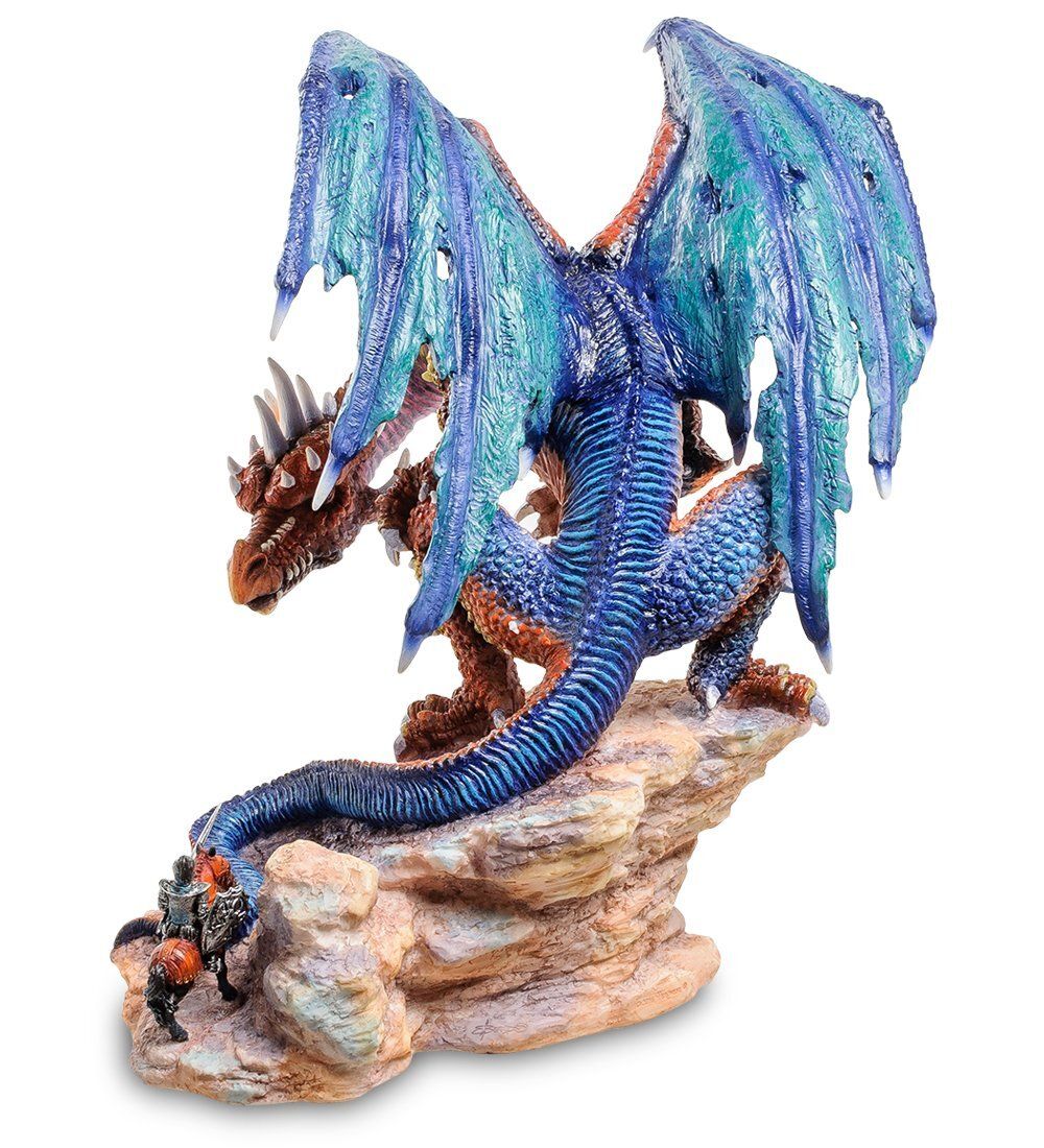 Veronese WS-267 Статуэтка «Дракон и воин - храбрость неуместна»