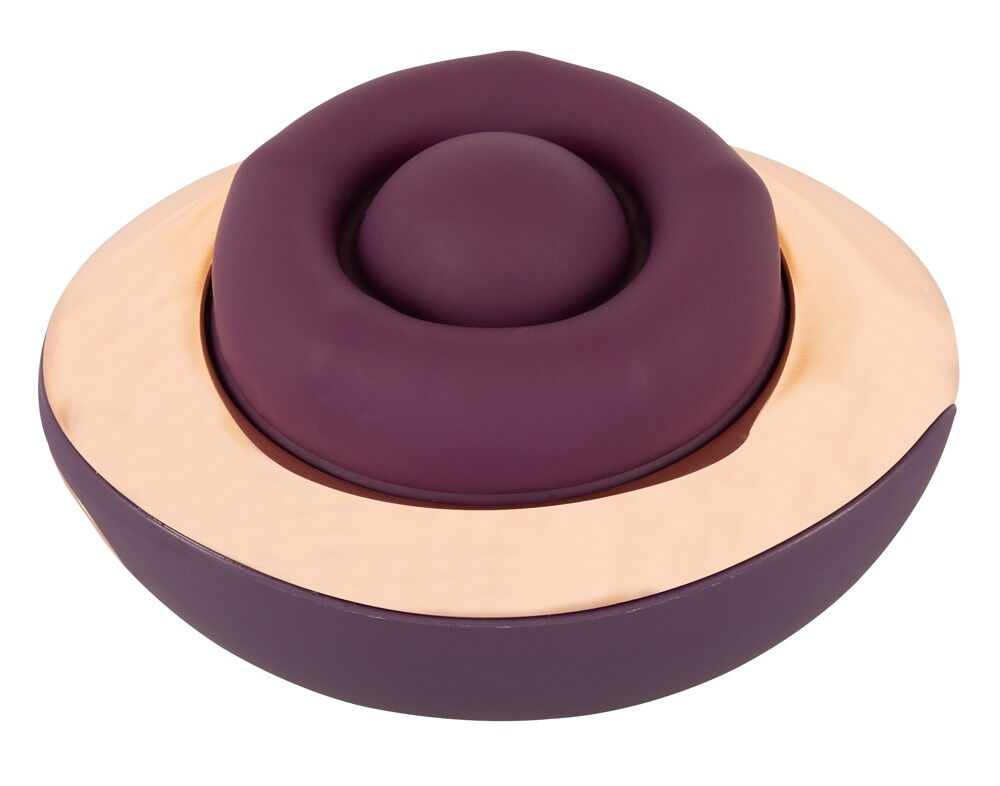 Фиолетовый вращающийся массажёр для вульвы Rotating Vulva Massager (Цвет: фиолетовый)